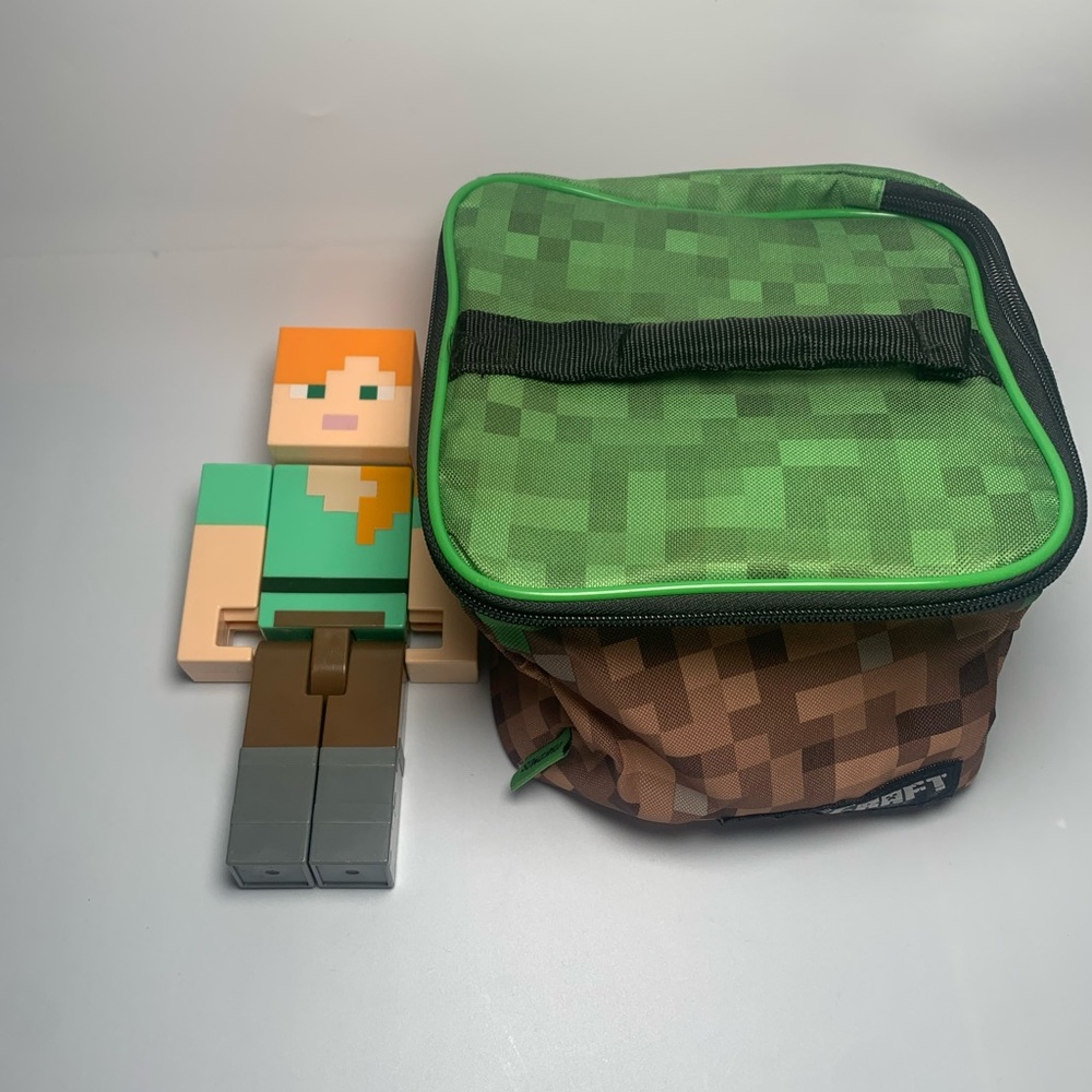 Minecraft  Food Box and Girl Alex